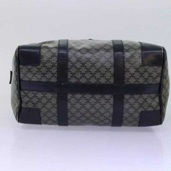 CELINE Macadam Canvas Boston Bag Navy Auth - Picture 8 of 16